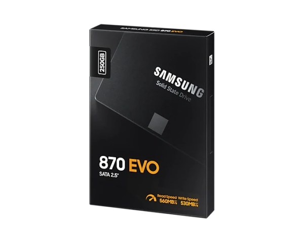 Samsung SSD 250GB 870 EVO SATA III 2.5" sam2.6