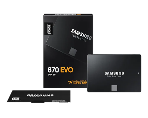 Samsung SSD 500GB 870 EVO SATA III 2.5" sam3.6