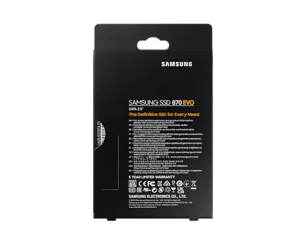 Samsung SSD 2TB 870 EVO SATA III 2.5" sam5.8
