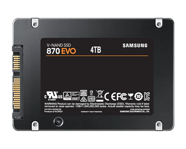 Samsung SSD 4TB 870 EVO SATA III 2.5" sam6.2