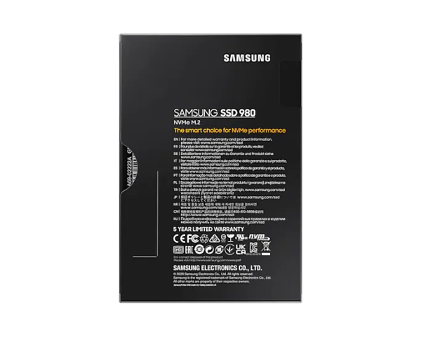 Samsung 980 NVMe M.2 SSD 1TB MZ V8V1T0BW 6