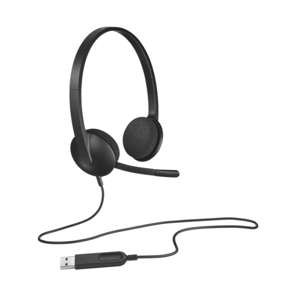 Logitech H340 USB PC Headset with Noise-Cancelling Mic 981 000477 5