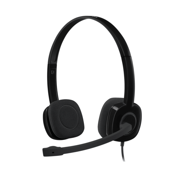 Logitech H151 Stereo Headset with Noise-Cancelling Mic 981 000587 1