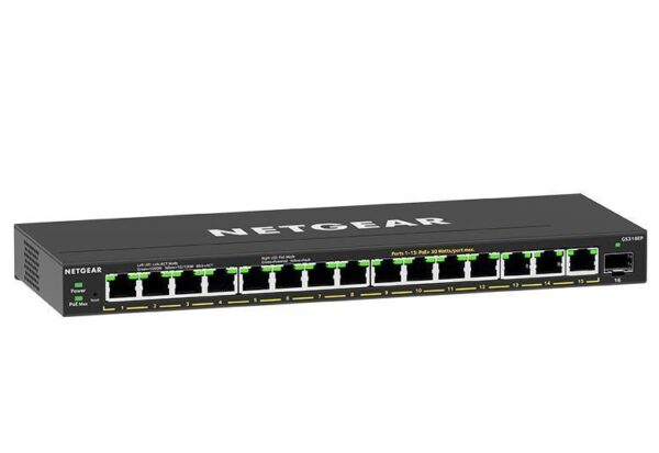 Netgear GS316EP 16-Port PoE Gigabit Ethernet Switch GS316EP 100AUS 3 1