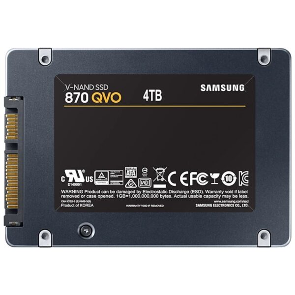 Samsung 870 QVO SATA III 2.5" SSD 4TB MZ 77Q4T0BW 4