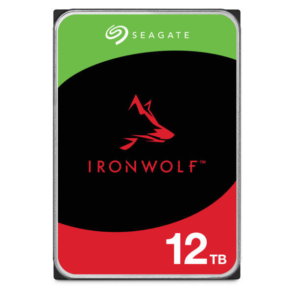 Seagate IronWolf 12TB 256MB Cache 3.5" HDD ironwolf 12tb front product detail image