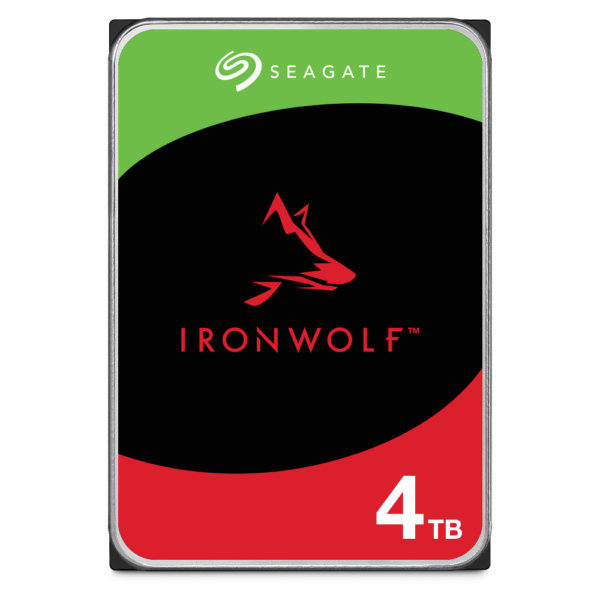 Seagate IronWolf 4TB 256MB Cache 3.5" HDD ironwolf 4tb front product detail image