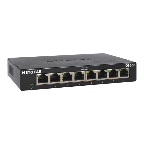 Netgear 8 Port SOHO Gigabit Switch GS308 29Aug18 right