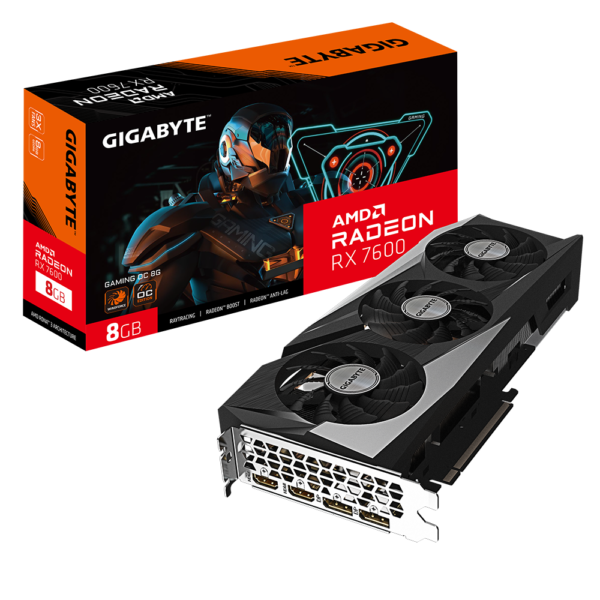 Gigabyte RX 7600 Gaming OC 8GB Radeon 8482 RX 7600 GAMING OC 8G 01