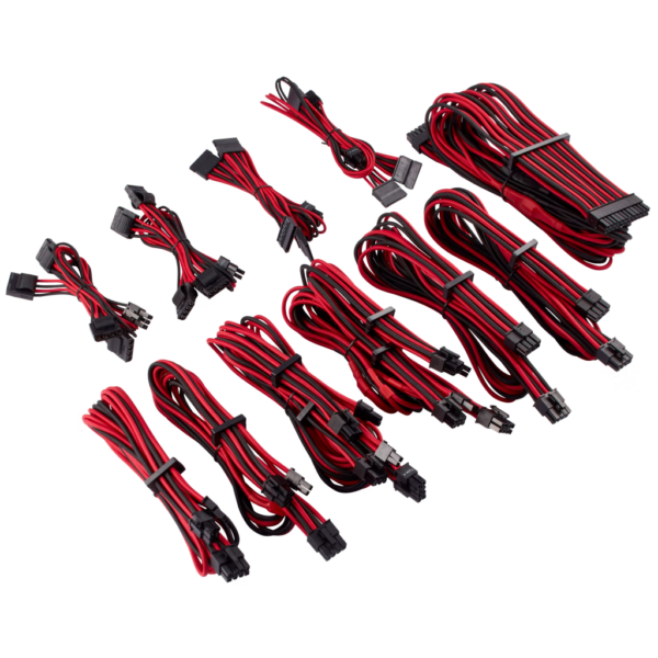 Corsair Sleeved DC Cable RED/B CP 8920226 1