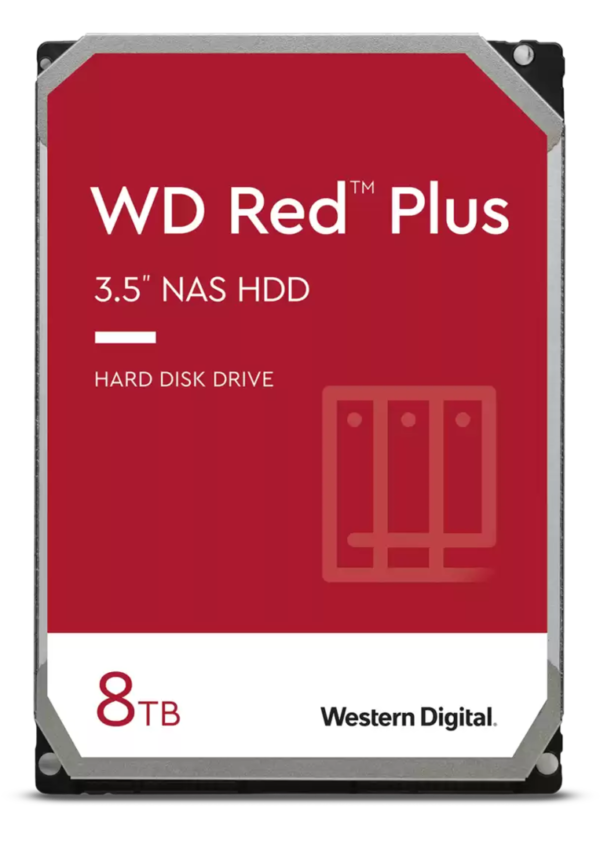 Western Digital 8TB Red+ 256MB 24/7 317640 large