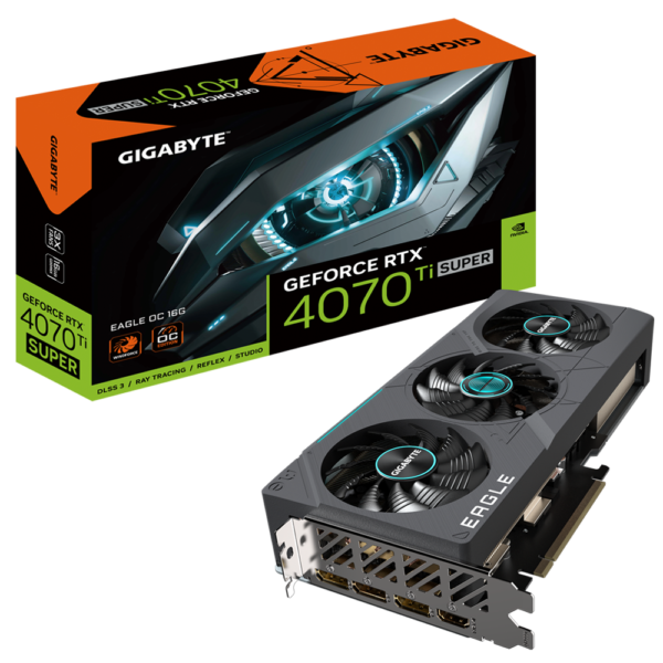 Gigabyte RTX 4070 Ti Super EOC 16GB GeForce RTX 8482 4070 Ti SUPER EAGLE OC 16G 01