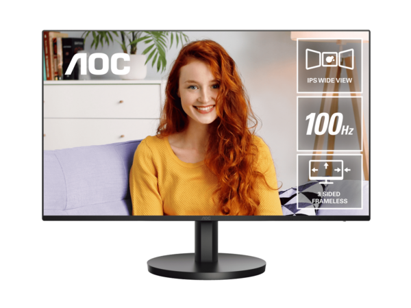 AOC 27" FHD 100Hz IPS 1MS Spk 24B3HA2 F for AU