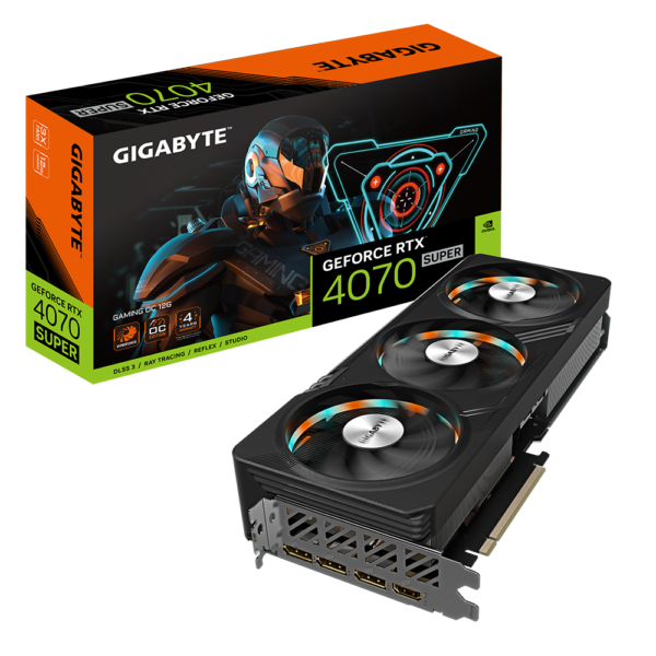 Gigabyte RTX 4070 Super GamingOC 12G GeForce RTX 8482 4070 SUPER GAMING OC 12G 01