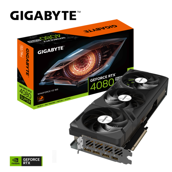 Ggabyte RTX 4080 Super Windforce V2 GeForce RTX 8482 4080 SUPER WINDFORCE V2 16G 01