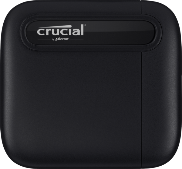 Crucial 2TB X6 External SSD crucial x6 flat front image 1