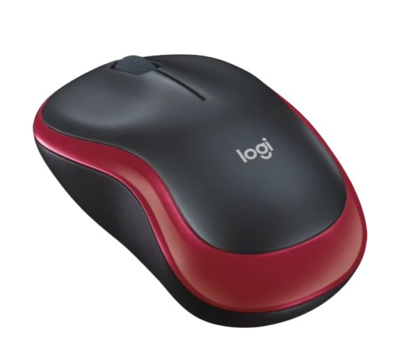 Logitech M185 W/Less Mouse RED logitech mouse red