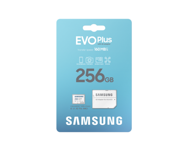 SAMSUNG EVO PLUS mSD 256GB image3 1