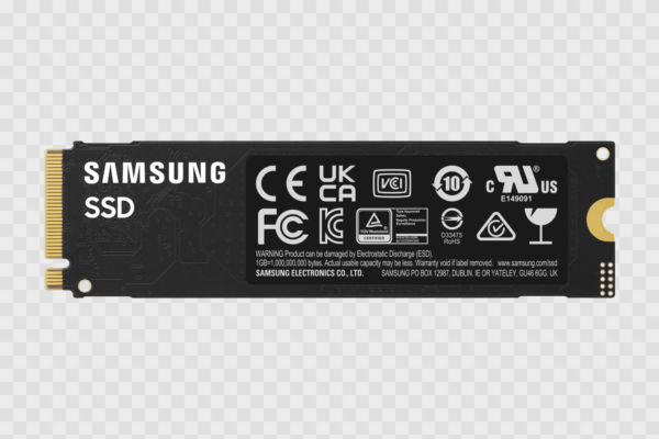 Samsung 990 Evo+ 1TB M.2 NVMe 171024012332 MZ V9S1T0BW 002 Back Black