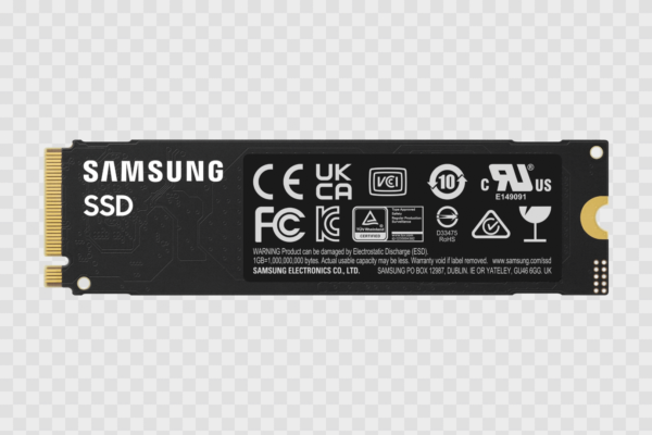 Samsung 990 Evo+ 4TB M.2 NVMe 171024031147 MZ V9S4T0BW 002 Back Black