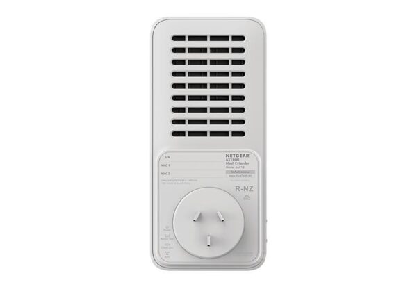 Netgear AX1600 4-Stream WiFi 6 Mesh Extender Image 3 EAX12 AU tcm159 123829