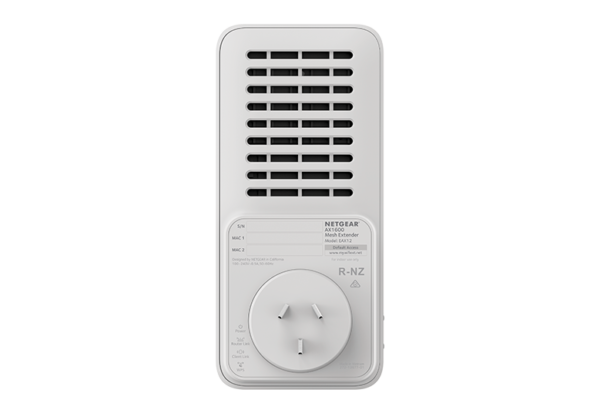 Netgear AX1800 WiFi 6 Mesh Extender Image 3 EAX15 AU tcm159 128168