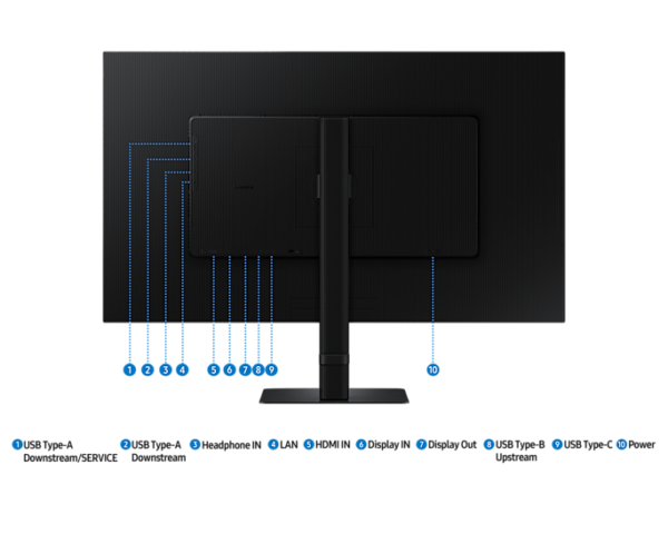 Samsung 32"QHD IPS 100Hz Black image5