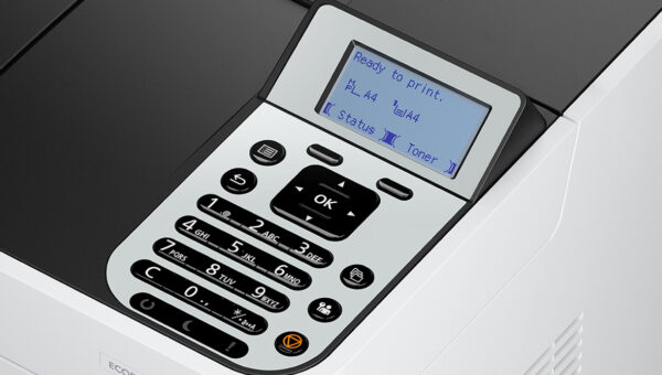 Kyocera ECOSYS PA4500x Mono A4 Printer media image gallery 1180x668 MFP PA4500x Series panel close up 01 1