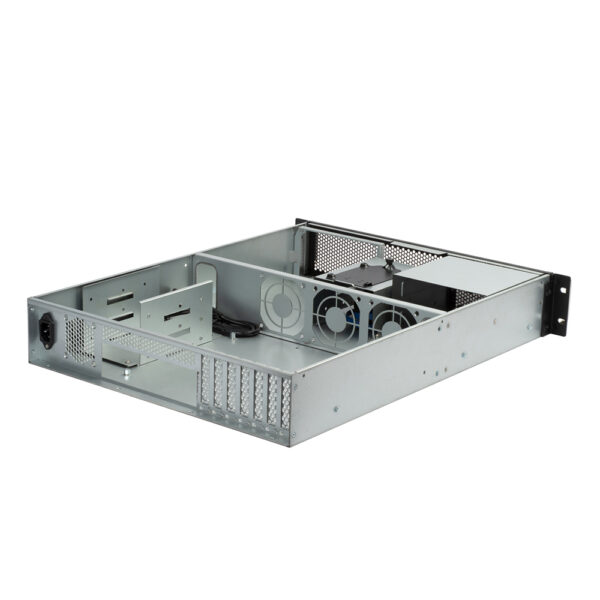 SilverStone RM23-502 2U Server Case rm23 502 34back top inside