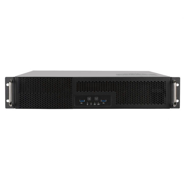 SilverStone RM23-502 2U Server Case rm23 502 front