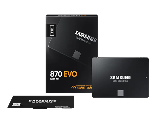 Samsung SSD 1TB 870 EVO SATA III 2.5" sam4.6