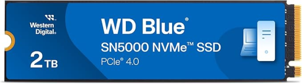 WD 2TB M.2 NVME SN5000 Blue WDS200T4B0E