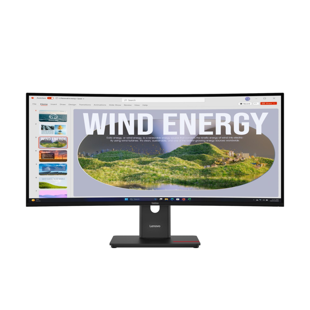 Lenovo T/Vision T34w-30 34" WQHD (64AEGAR1AU) 3 Lenovo T/Vision T34w-30 34" WQHD (64AEGAR1AU) - Image 3