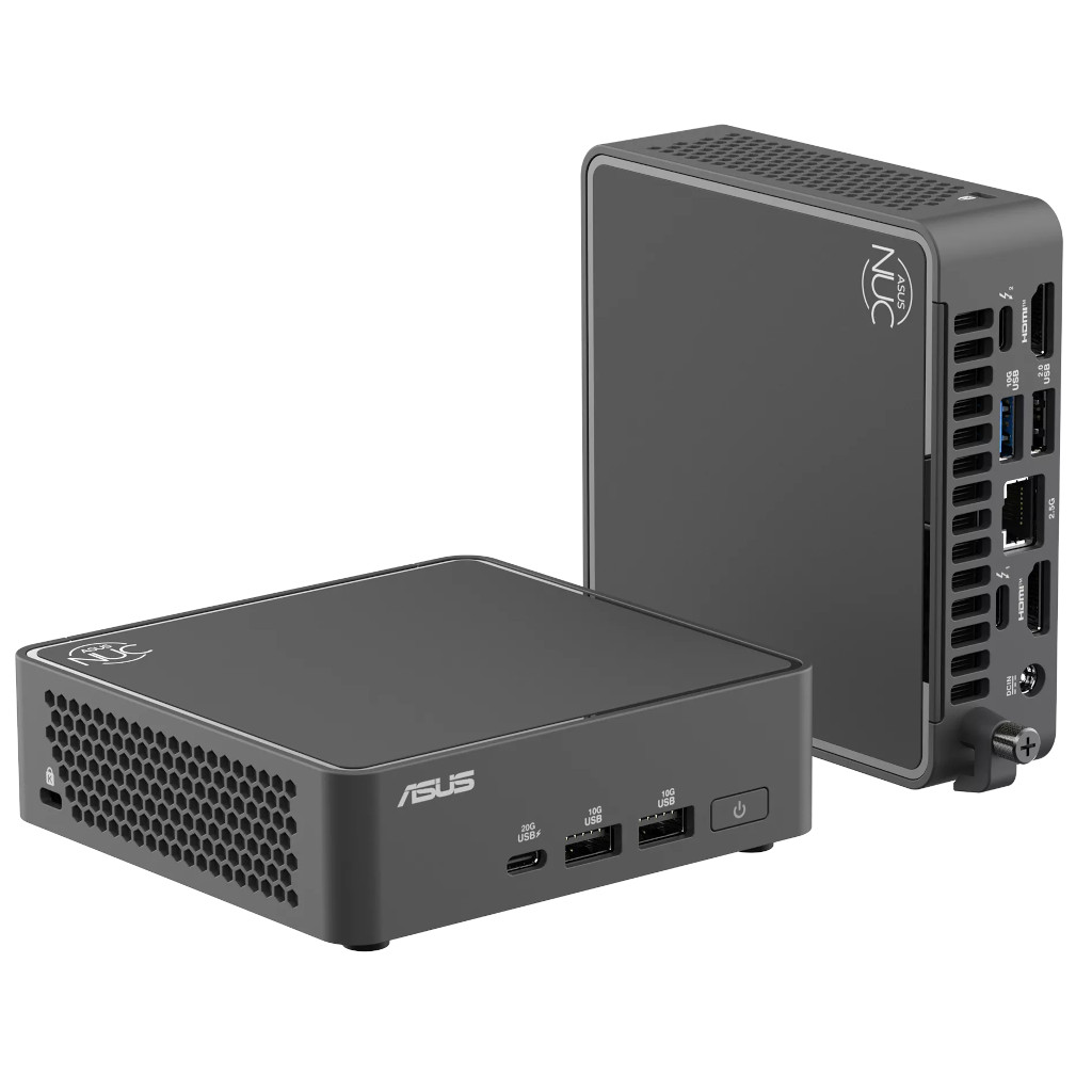 ASUS NUC 15 Pro Mini PC Barebone Kit - Intel Core ULTRA 7 - SLIM (RNUC15CRKU700004)