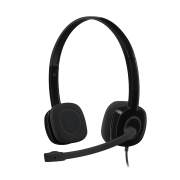 Logitech H151 Stereo Headset with Noise-Cancelling Mic (981-000587)