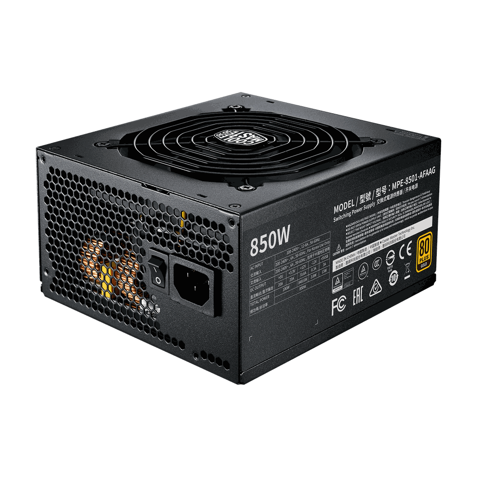 CM 850W Gold PSU Modular (MPE-8501-AFAAG-3EAU) 3 CM 850W Gold PSU Modular (MPE-8501-AFAAG-3EAU) - Image 3