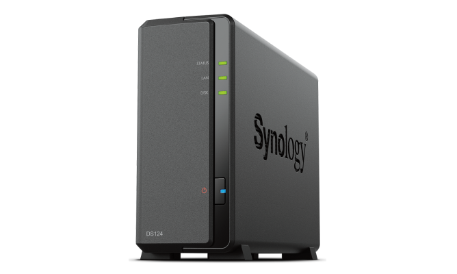 Synology 1 Bay 3.5" TWR NAS Drive (DS124) 1 Synology 1 Bay 3.5" TWR NAS Drive (DS124)