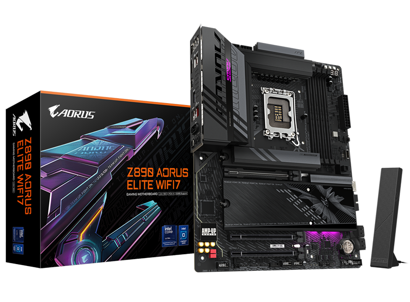 GB Z890 AORUS ELITE WIFI ATX DDR5 (Z890 A ELITE WIFI7) 1 GB Z890 AORUS ELITE WIFI ATX DDR5 (Z890 A ELITE WIFI7)